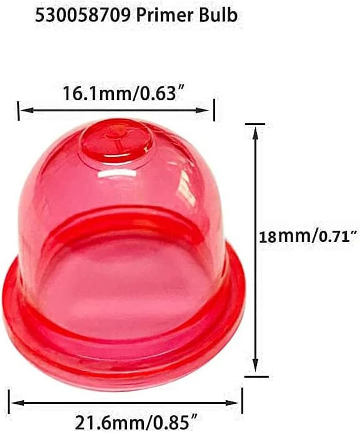 Generic Uorimy 530095646 fuel filters for Poulan chainsaws.