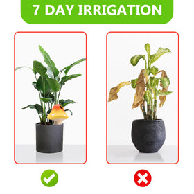 Generic vacation-use spikes keep plants watered while you travel 4–7 days