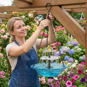 Generic water flow powered by sun for daytime motion
