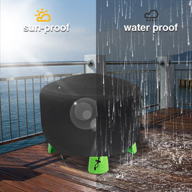 Generic water table cover waterproof laminate close-up illustrating moisture barrier
