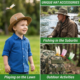 Generic waterproof dragonfly clip withstands sun and rain.