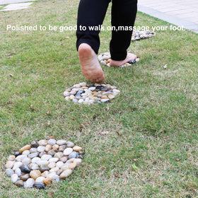 Generic weather-durable stepping stones suitable for patios and entryways.