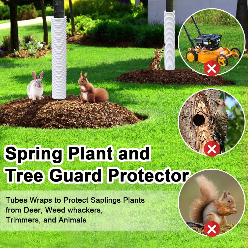 Generic tree guards resist weather and stay reusable for multiple growing seasons.