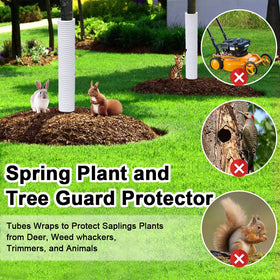 Generic tree guards resist weather and stay reusable for multiple growing seasons.