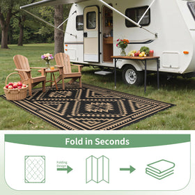 GENIMO 6x9 outdoor rug spacious mat for gatherings