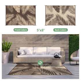 GENIMO outdoor rug double-sided design for versatile styling.