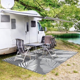 GENIMO rug folds compactly for RV camping and travel