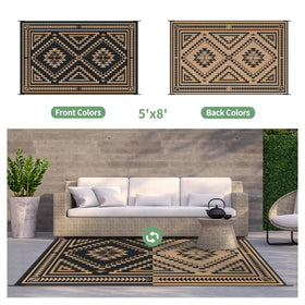 GENIMO lightweight rug ideal for RV trips and camping