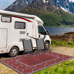 GENIMO portable camping rug, compact and travel-ready.