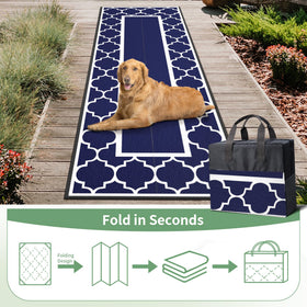 GENIMO RV outdoor carpet stays dry and clean during roadside adventures