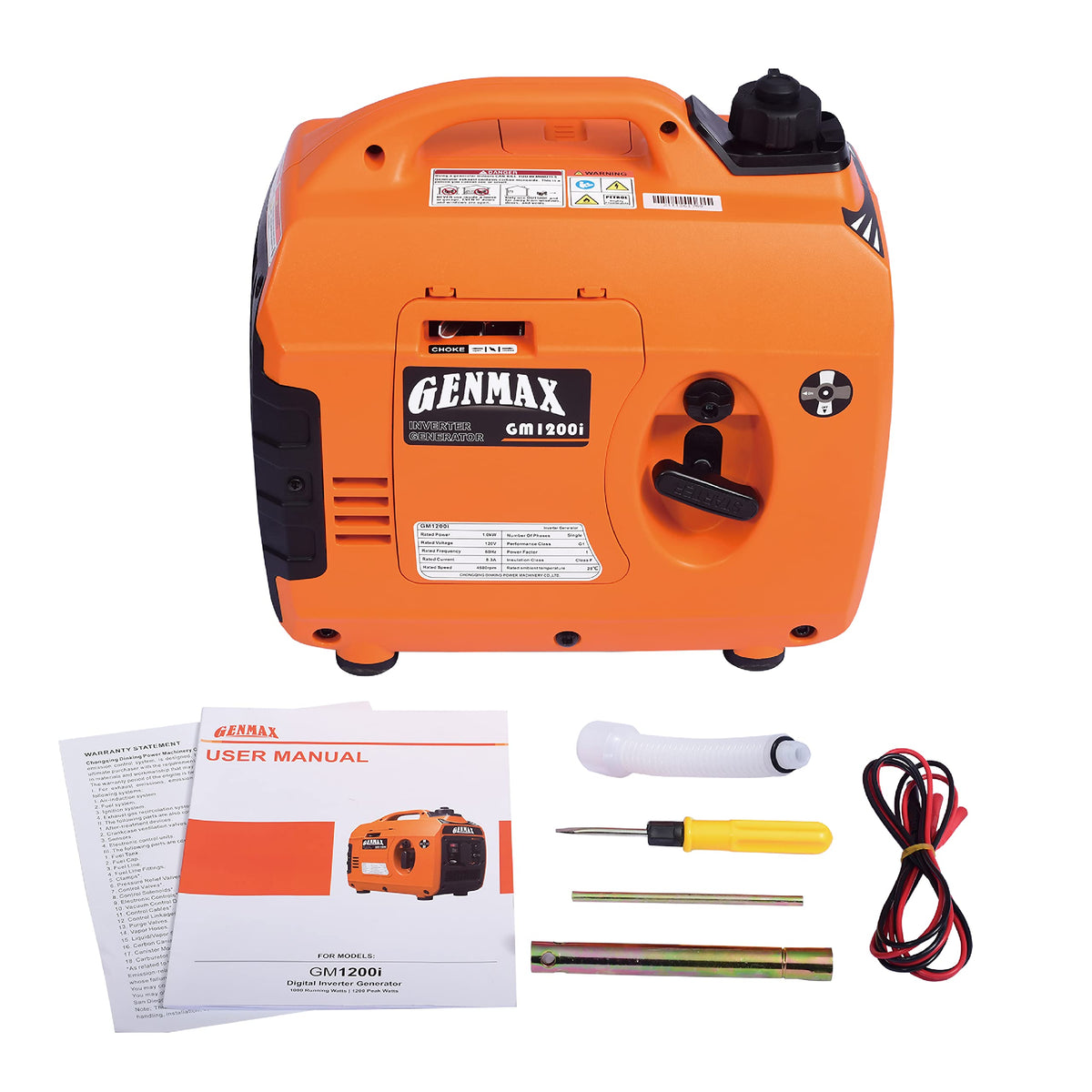GENMAX GM1200i ultra-quiet operation ideal for quiet nights outdoors.
