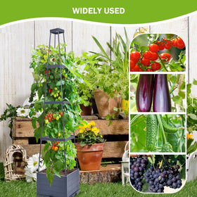 GENMOUS vertical garden system maximizes small spaces for vines