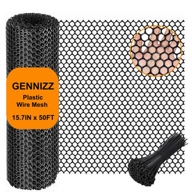 GENNIZZ plastic chicken wire fence roll ideal for DIY garden projects