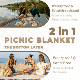 Genovega blanket lightweight construct makes carrying and packing easy