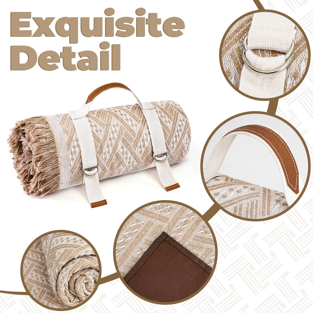 Genovega blanket used for picnics on grass with friends and pets