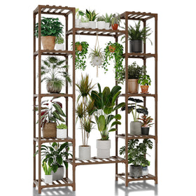 GENTINGBRO 62.2 tall plant stand for expansive indoor display and corner organization.
