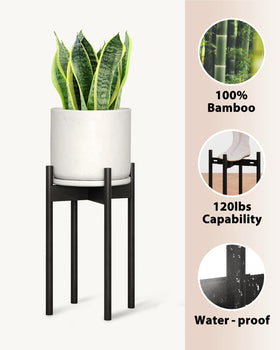 GENTINGBRO adjustable width brackets fit 8-12 inch pots with ease.