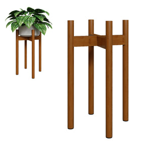 GENTINGBRO adjustable plant stand fits 8-12 inch pots on balconies.