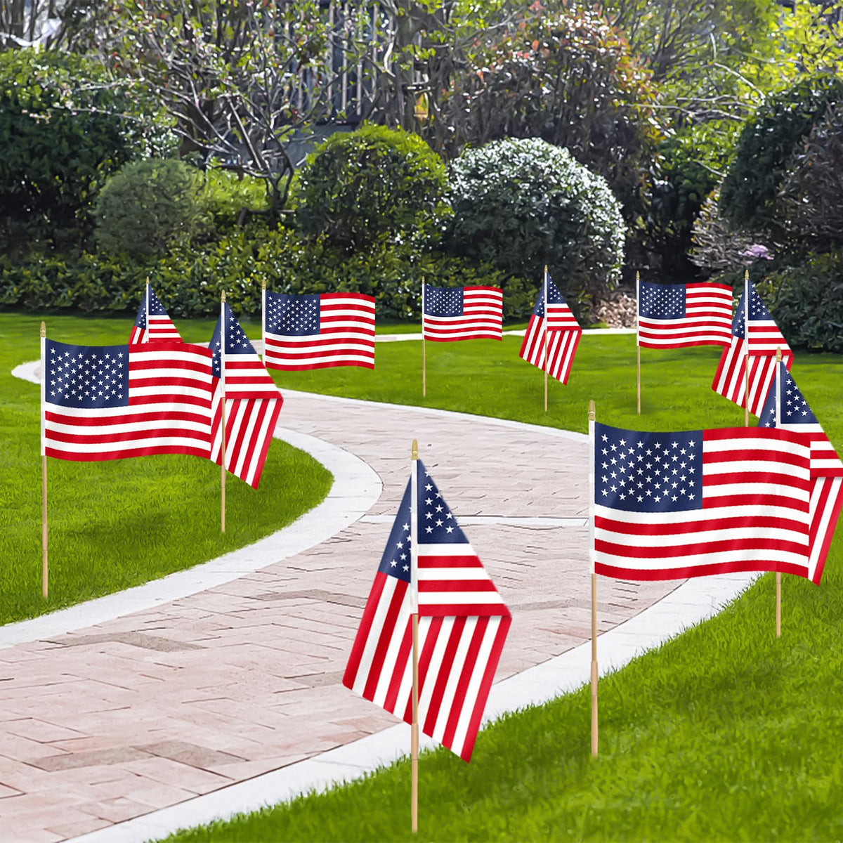 Geodurn US elections flags 12x18, suitable for outdoor event signage.