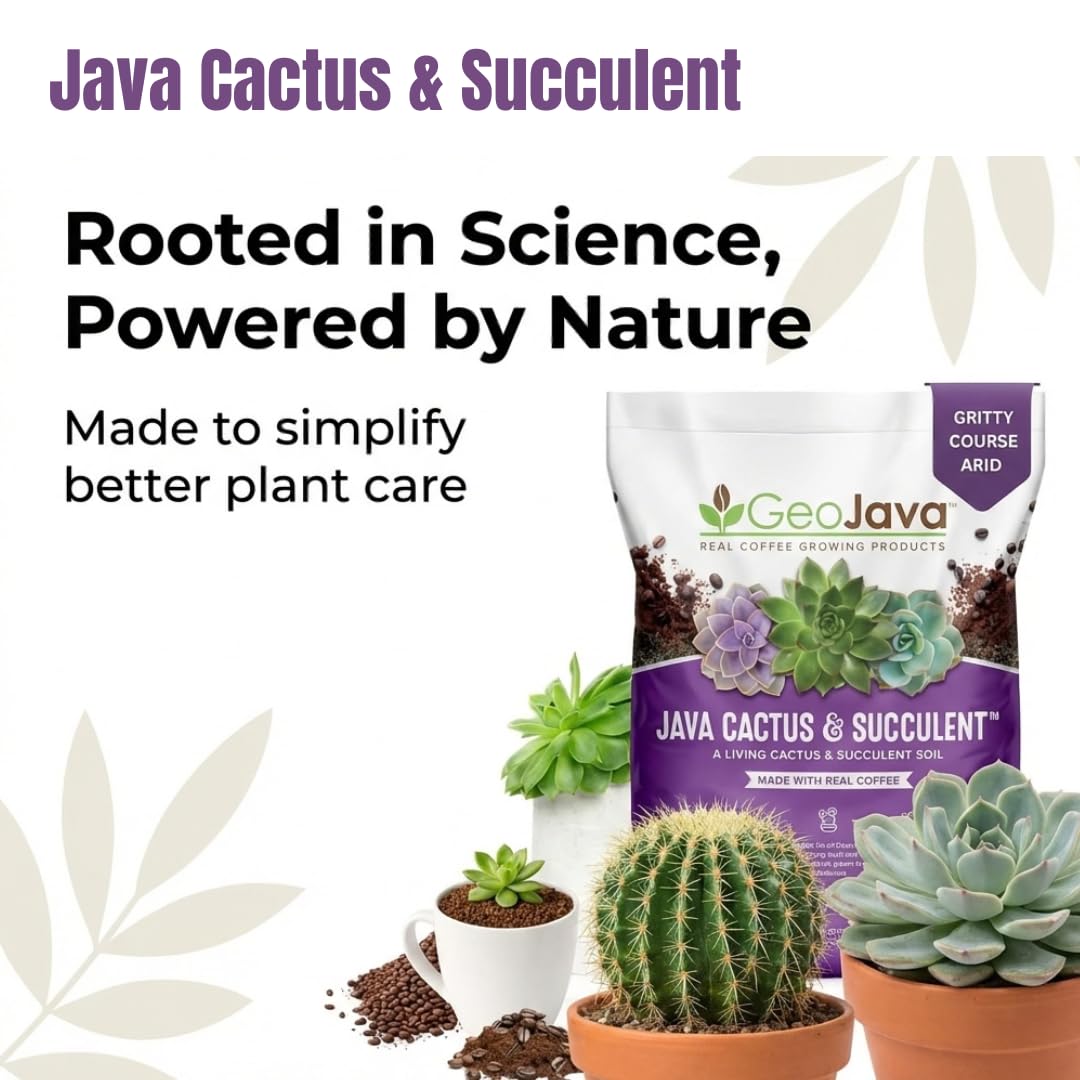 GeoJava USA-made packaging keeps soil fresh for storage and reuse.