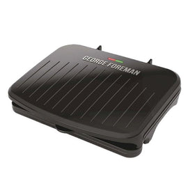 George Foreman family grill-panini plates for even cooking and family meals.