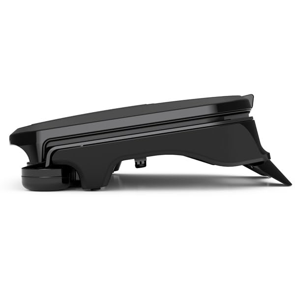 George Foreman space-saving design fits small kitchens and shelves.