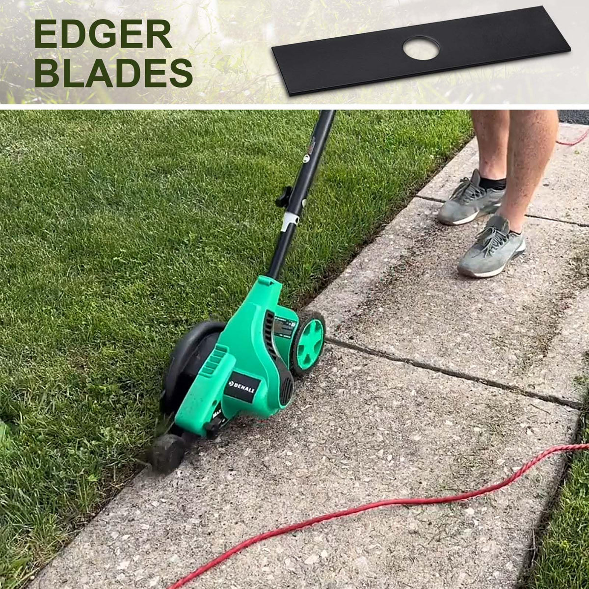 Geosiry carbon steel edger blades built for durability