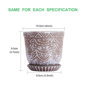 Gepege ceramic planter with drainage holes ensures healthy root moisture management