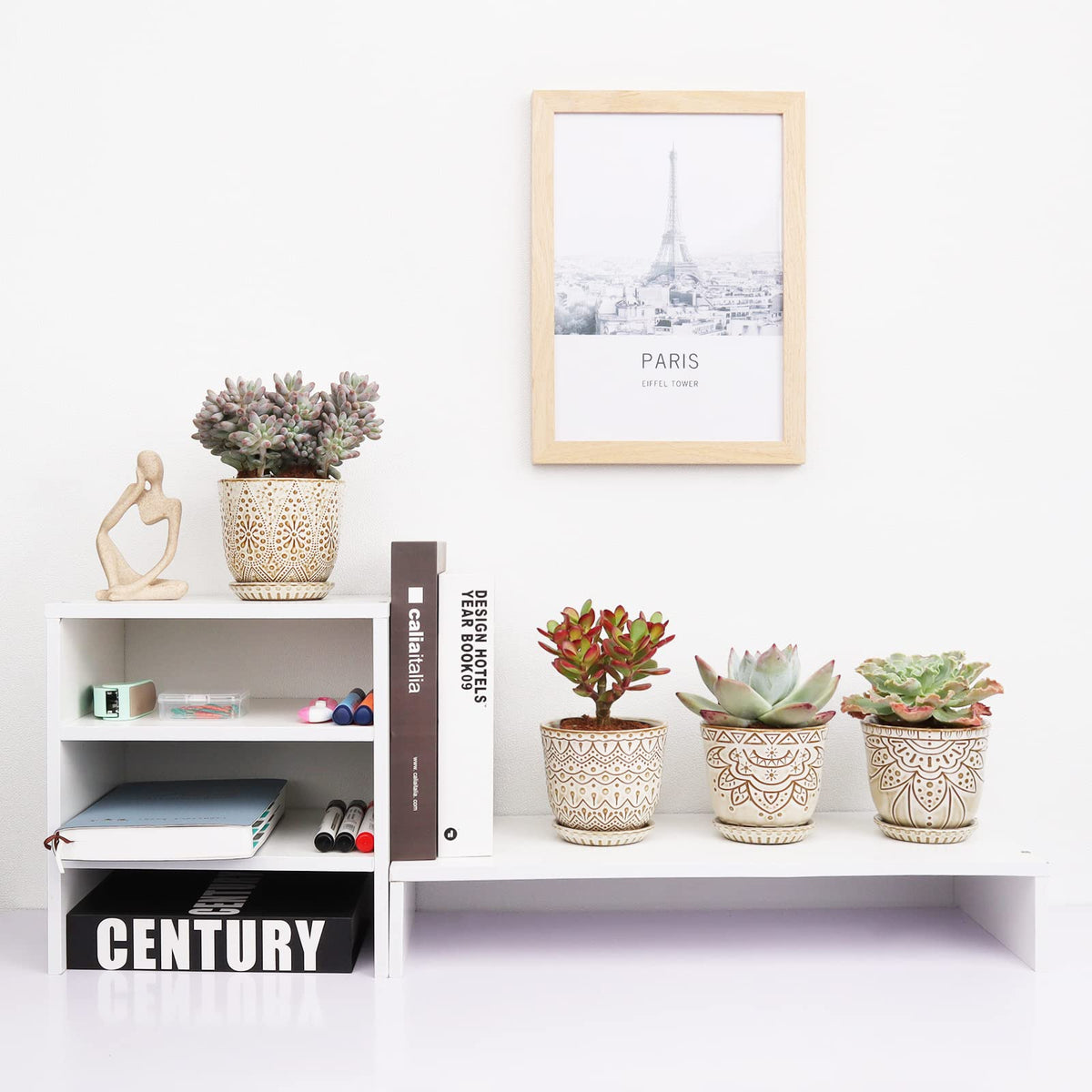 Gepege compact indoor planter, 4-inch size suitable for desks.