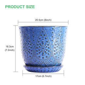 Gepege removable tray with saucer offers flexible display and spill prevention.