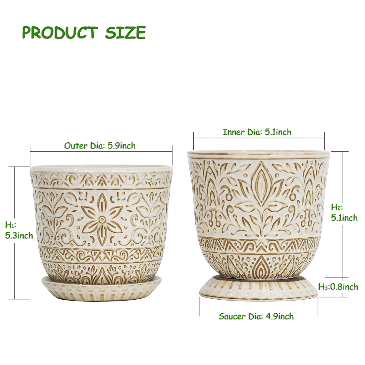 Gepege planter on sunny windowsill for herbs and easy care