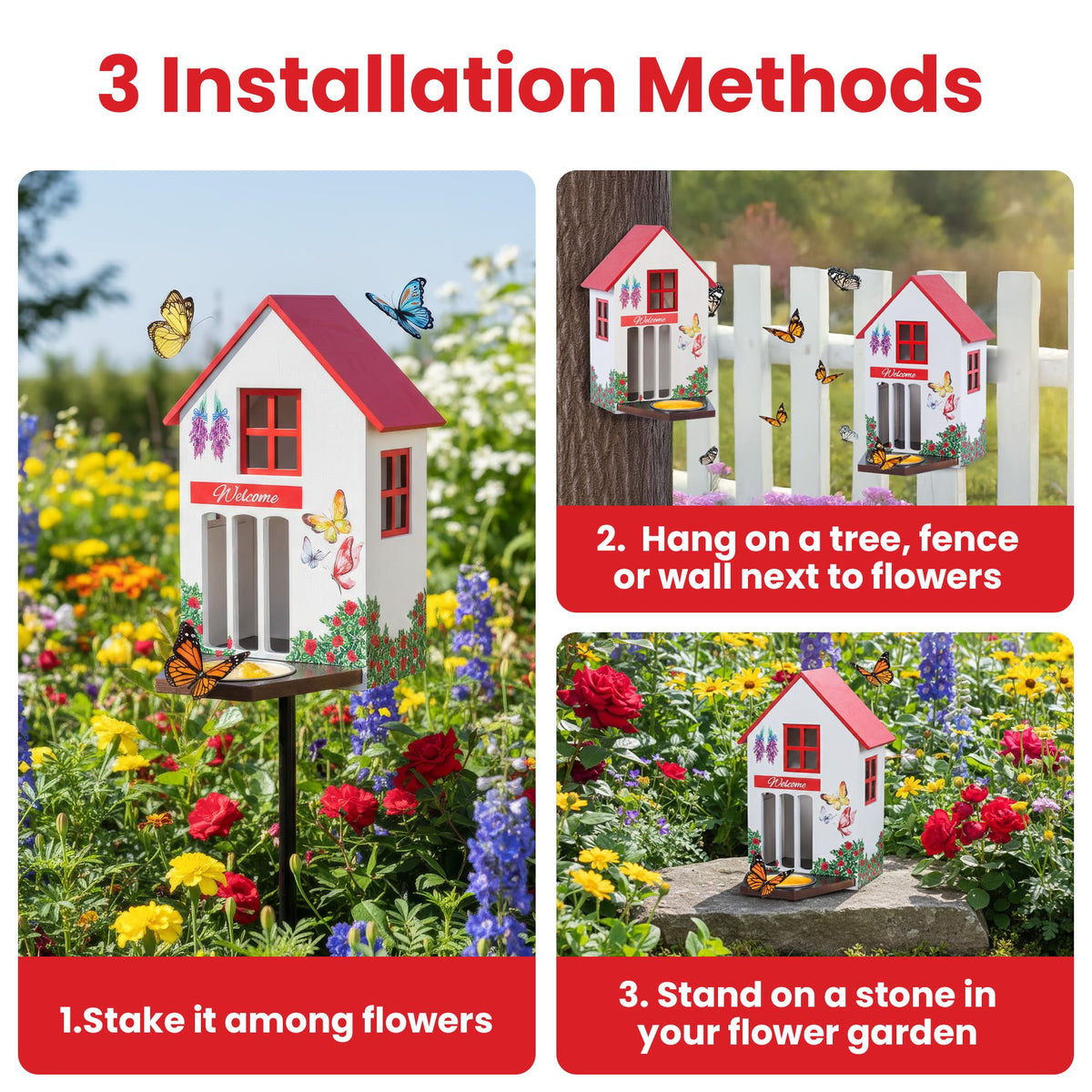 Gerani Design outdoor butterfly habitat blends with garden aesthetics.