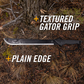 Gerber Gator Machete nylon sheath protects blade during transport