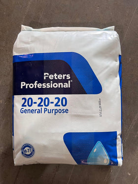 GERGO Peters Professional 20-20-20 zip seal packaging keeps fertilizer fresh