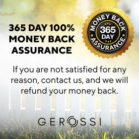 GEROSSI easy-install design mounts from 12 inches to 8 feet.