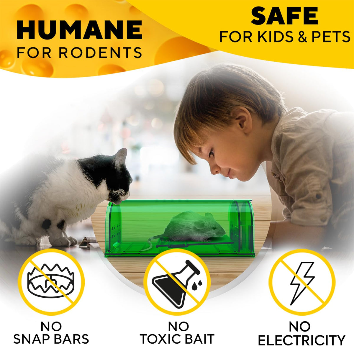 GEROSSI catch-and-release door-secure after trigger for safe containment.