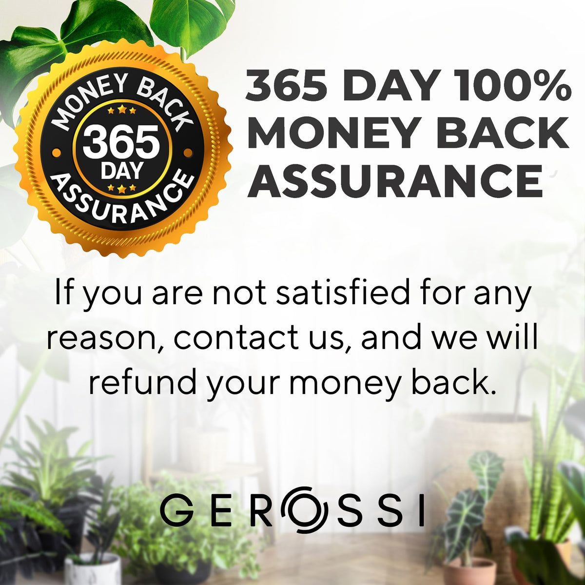 Indoor and outdoor use with GEROSSI moss pole for climbing plants