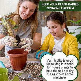 Gerta coarse-grade vermiculite for rooting cuttings supports root formation.