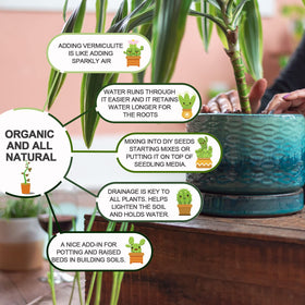 Gerta organic vermiculite for plants enhances aeration and nutrient holding.