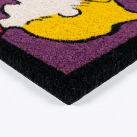Gertmenian Snoopy coir doormat ideal for indoor and outdoor use in busy entryways.