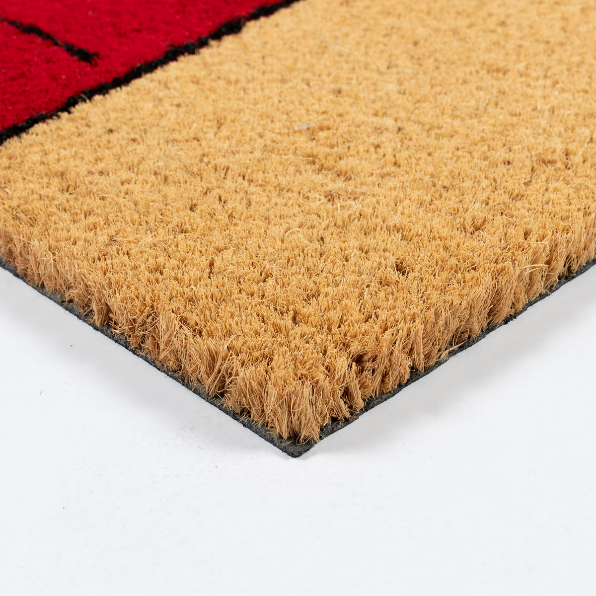Gertmenian Peanuts doormat size 20x34 demonstrating generous coverage for front doors.
