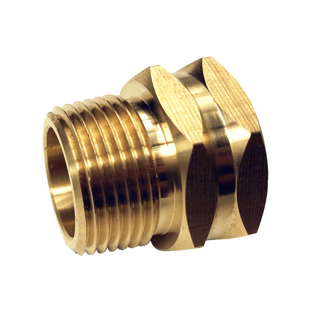 GESHATEN 2-pack brass connectors for easy hose-to-pipe upgrades
