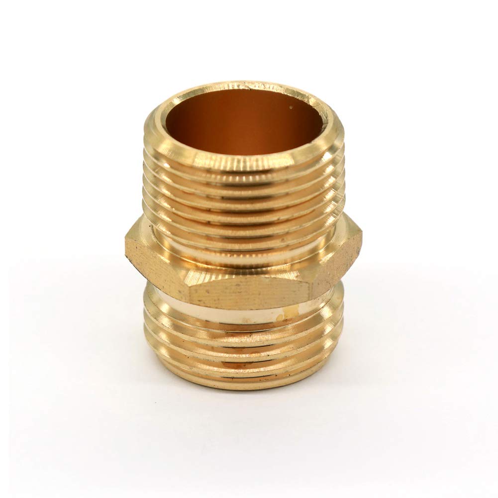 GESHATEN brass garden hose connector for versatile irrigation tasks