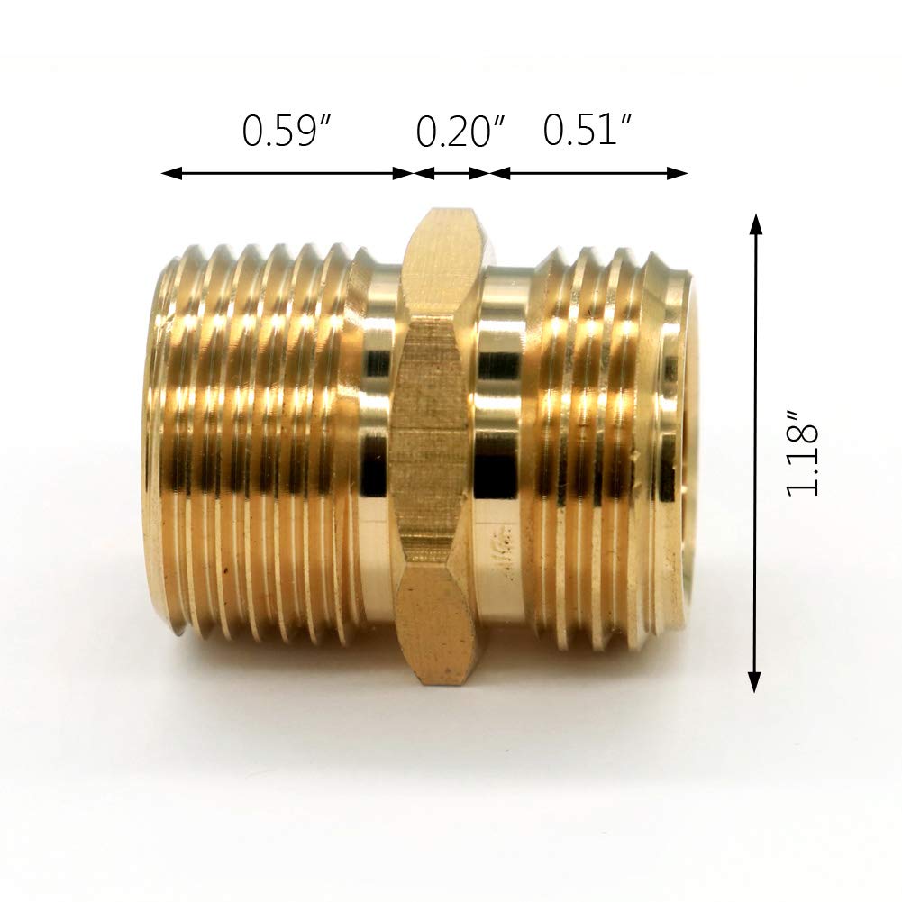 GESHATEN brass threaded connector shows durable, leak-resistant performance