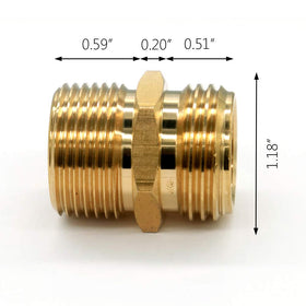 GESHATEN brass threaded connector shows durable, leak-resistant performance