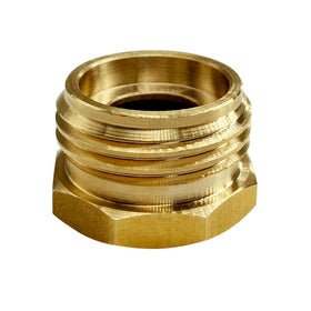 Geshaten durable brass construction ideal for outdoor irrigation setups.