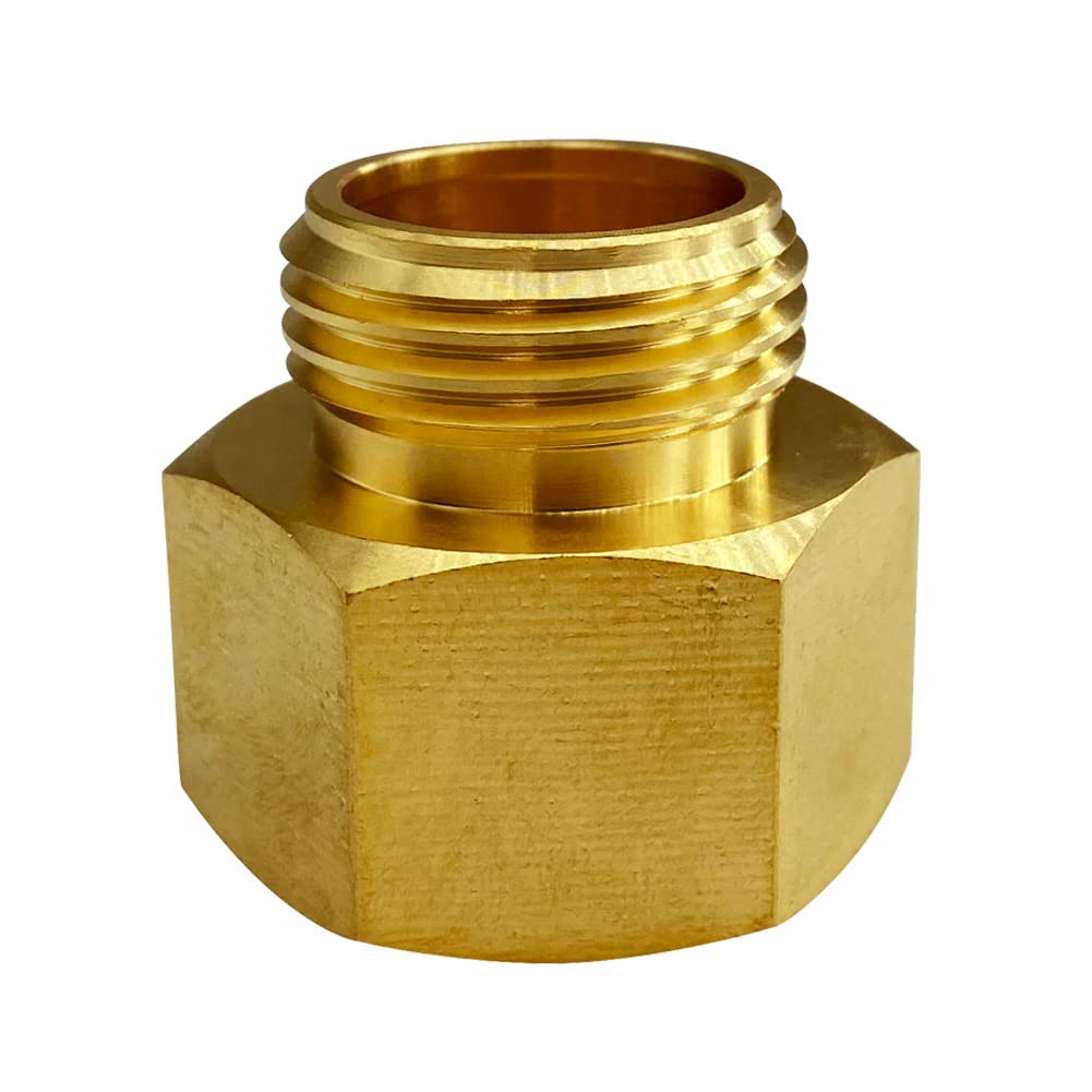 GESHATEN heavy-duty brass connector designed to withstand outdoor conditions and frequent assembly.
