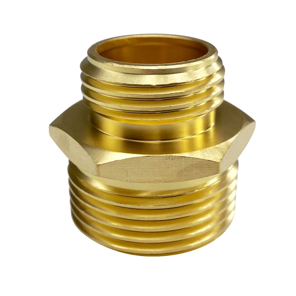 GESHATEN heavy-duty brass construction ensures lasting performance in gardening tasks.