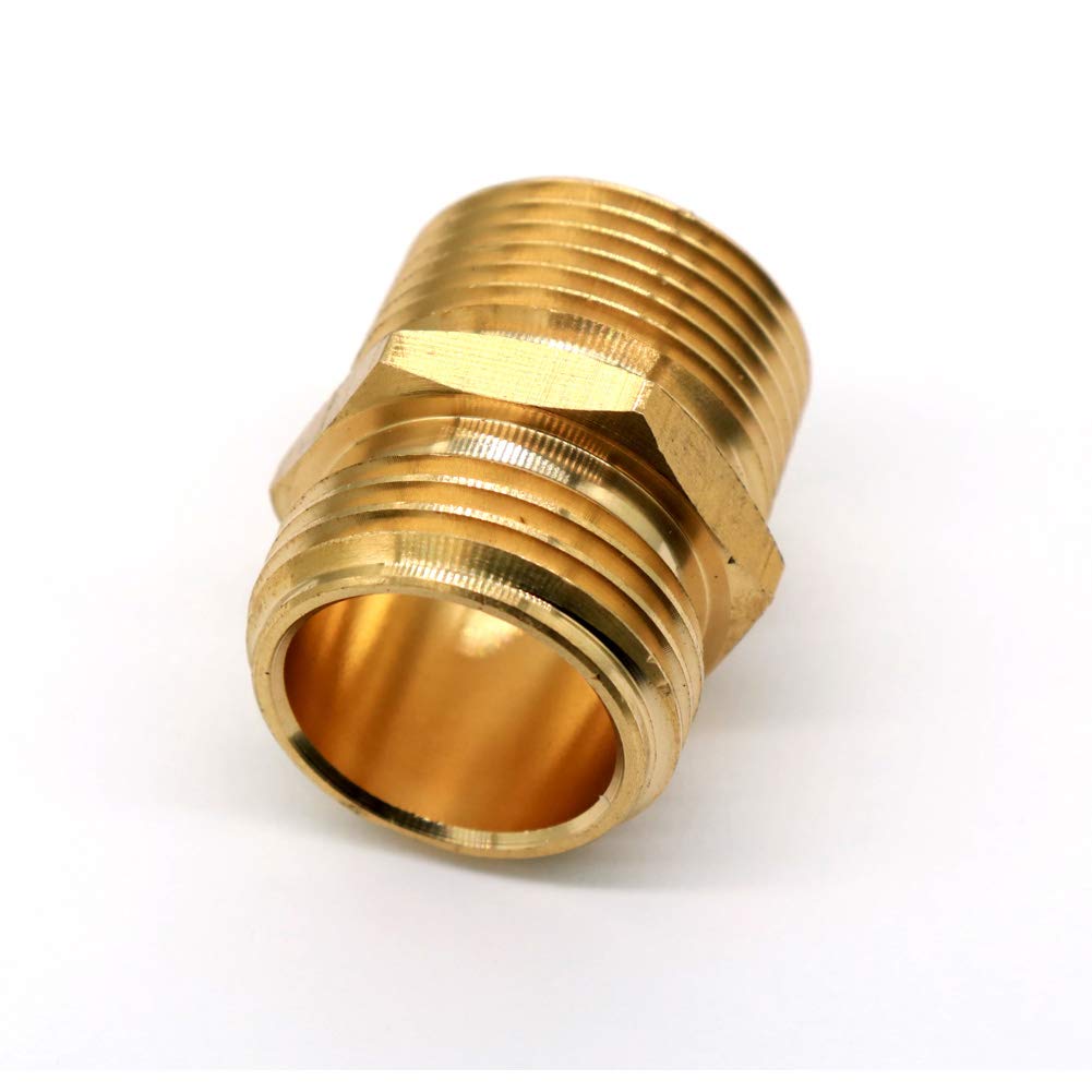 GESHATEN connector in use on a hose end for easy setup