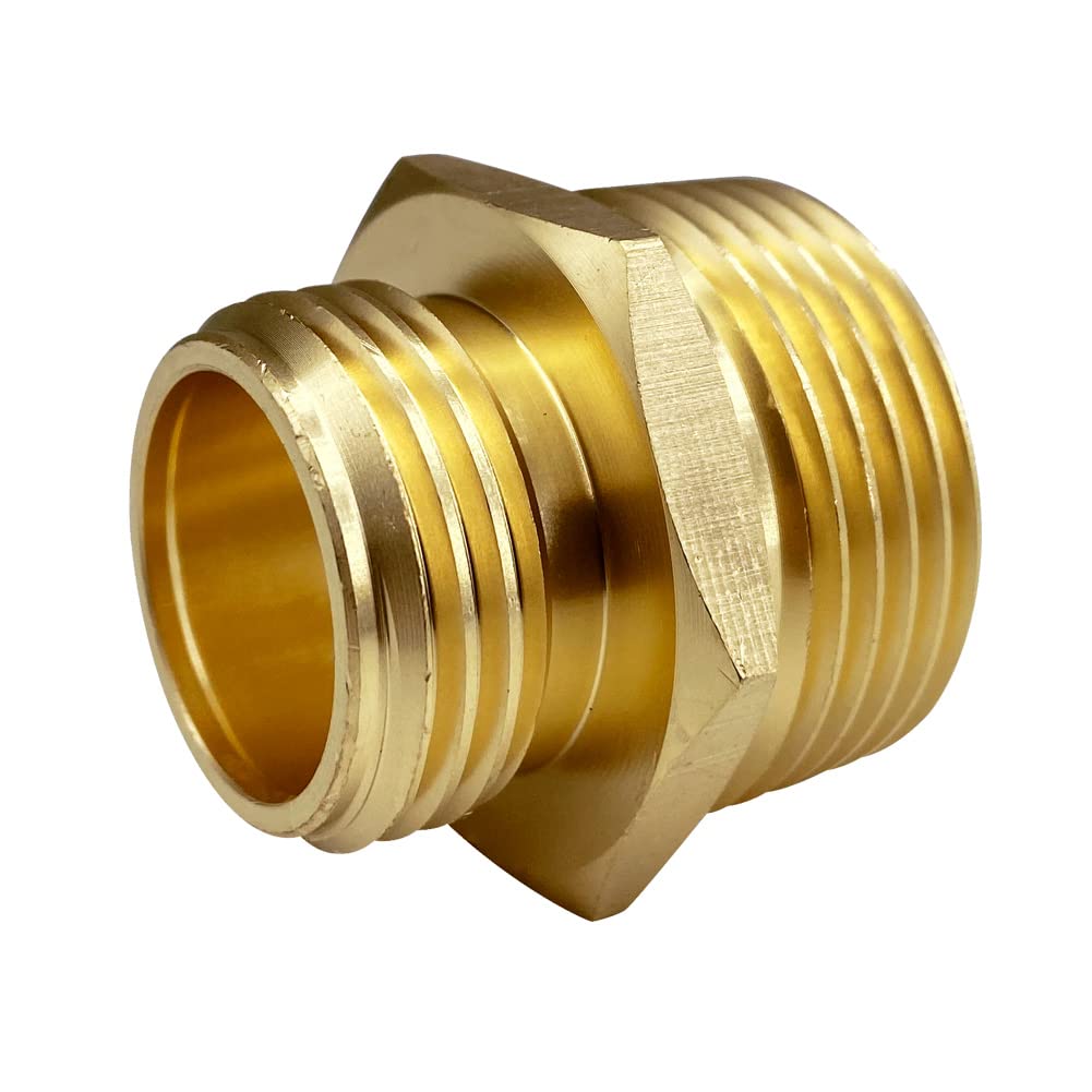 GESHATEN pack of two 3-4 GHT to 1 NPT connectors for versatile setups.